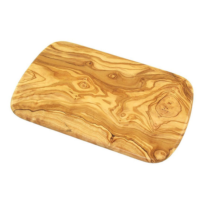 Frühstücksbrett aus Olivenholz ( 22 x 14 cm)