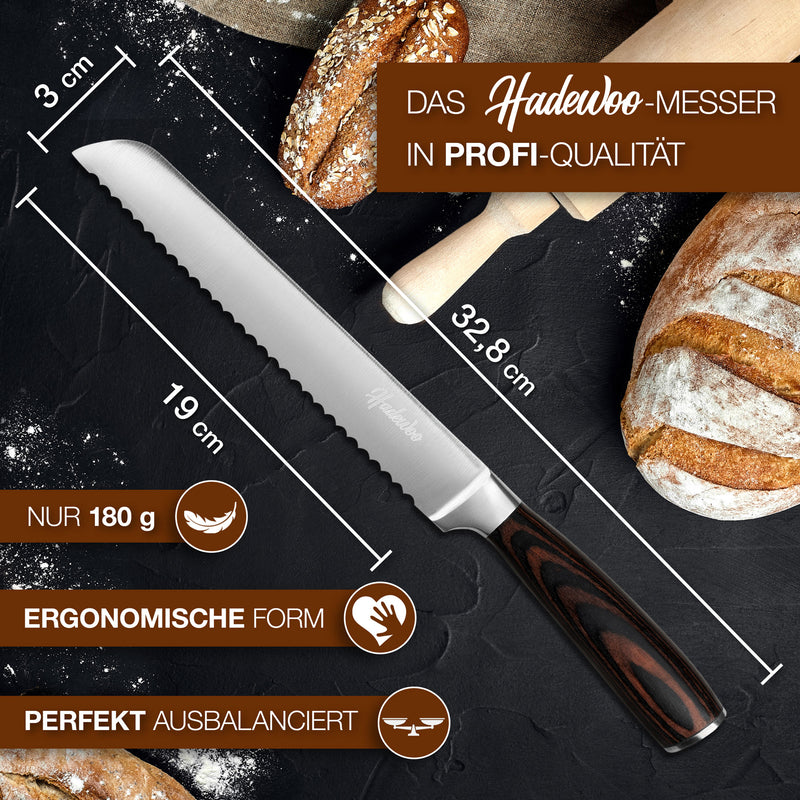 Brotmesser - Küchenmesser von HADEWOO®